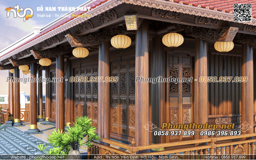 Hai chái phụ được bổ sung tạo không gian đệm đầy thư giãn